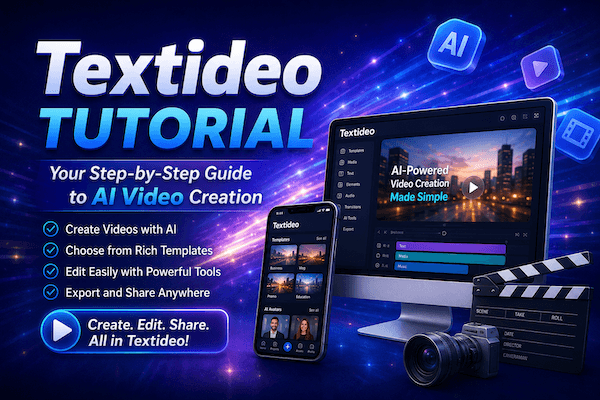 Textideo AI Tutorial - A Step-by-Step Guide