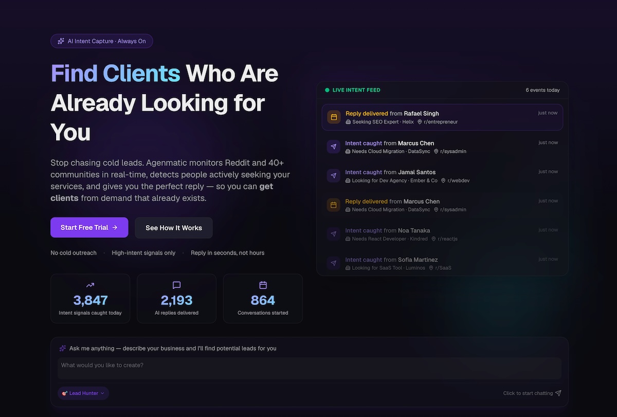 I built a tool finding potential users discussing problems